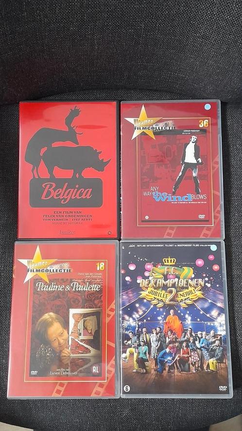 4 vlaamse top-films op dvd, Cd's en Dvd's, Dvd's | Nederlandstalig, Zo goed als nieuw, Film, Drama, Vanaf 6 jaar, Ophalen of Verzenden