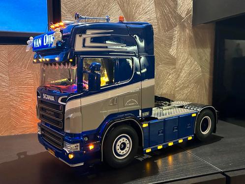 Tamiya Scania uniek!, Hobby & Loisirs créatifs, Modélisme | Voitures & Véhicules, Comme neuf, Enlèvement ou Envoi