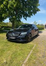 Mercedes-Benz C 180 benzine van 2019 (W205), Auto's, Achterwielaandrijving, USB, Leder en Stof, Zwart