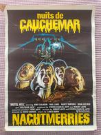 Vintage affiche nachtmerries motel hell, Enlèvement ou Envoi, Comme neuf