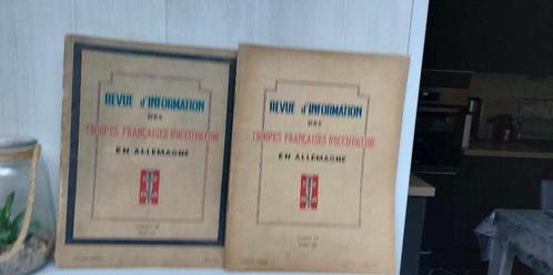 2  revue d'information des troupes francaises d'occupation, Livres, Guerre & Militaire, Comme neuf, Général, Deuxième Guerre mondiale