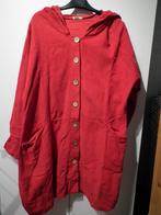 Lange rode jas met capuchon voor dames. Q3. MB Duitsland, Kleding | Dames, MB Germany, Zo goed als nieuw, Maat 46/48 (XL) of groter