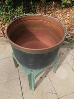 Oude grote koperen ketel, Tuin en Terras, Ophalen, Gebruikt