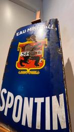 Assiette émaillée Spontin., Collections, Enlèvement, Utilisé, Panneau publicitaire