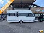 Hobby De Luxe Edition 460 UFE 2017 MOVER + VOORTENT 280, Caravans en Kamperen, Rondzit, 4 tot 5 meter, Schokbreker, Tot en met 4