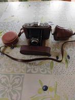 Vintage Agfa Isolette vouwcamera made in Germany met ledere, Ophalen