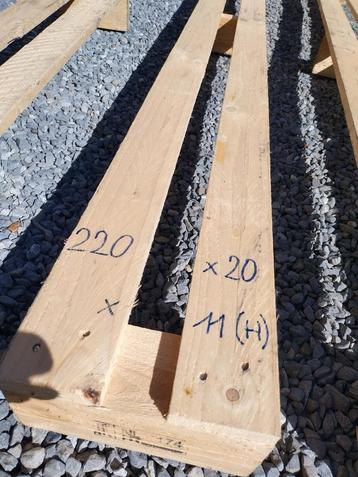 Smalle paletten 220 cm x 20 cm- drie stuks beschikbaar voor biedingen