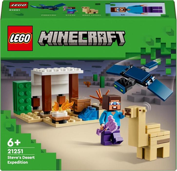 LEGO Minecraft - Steve's Desert Expedition (21251), Kinderen en Baby's, Speelgoed | Duplo en Lego, Nieuw, Lego, Complete set, Ophalen of Verzenden