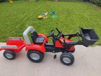 Tractor met aanhangwagen, Ophalen, Gebruikt