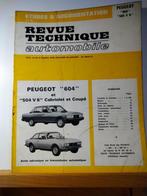 RTA - Peugeot 604 - Peugeot 504 V6 - Revue technique automob, Boeken, Auto's | Boeken, Peugeot, Ophalen of Verzenden