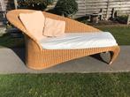Design rotan chaise longe, Ophalen, Zo goed als nieuw, Rotan
