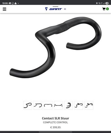 Carbon stuur Contact SLR 44cm.  beschikbaar voor biedingen