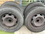 4 x Stalen velgen + winterbanden peugeot 307, Ophalen, Winterbanden, Velg(en)