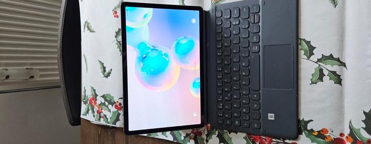 Tablet: Galaxy Tab S6 (128GB) met s-pen + AZERTY-toetsenbord, Computers en Software, Android Tablets, Zo goed als nieuw, Ophalen of Verzenden