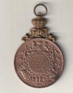 zeer oude Medallie van Leopold II ,van het jaar 1896 De Libe, Verzamelen, Verzenden, Gebruikt