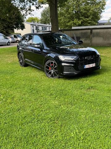 Audi Q7 3*SLINE, Auto's, Audi, Automaat, Zwart, Q7, Particulier