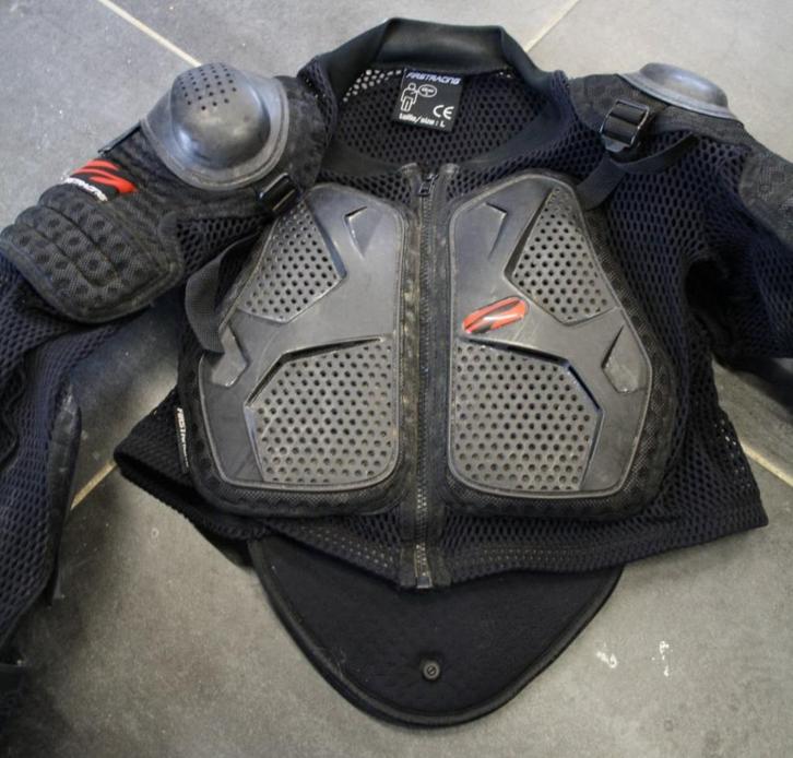 Gilet de protection FirstRacing – Taille L, CE conforme EN 1, Motoren, Kleding | Motorkleding, Ophalen of Verzenden