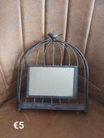 Fotokader/ half sier vogelkooi, Huis en Inrichting, Minder dan 50 cm, Gebruikt, Metaal of Aluminium, Ophalen of Verzenden