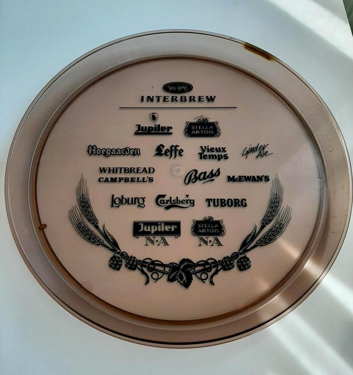 Vintage dienblad met geschiedkundige waarde, Antiek en Kunst, Curiosa en Brocante, Ophalen of Verzenden