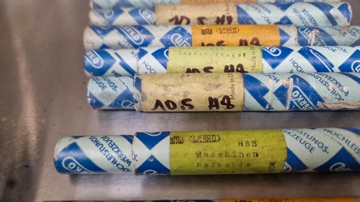 Diverse ruimers te koop  voor draaibank ,freesmachine,boor, Doe-het-zelf en Bouw, Gereedschap | Handgereedschap, Zo goed als nieuw