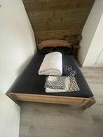 Bed twijfelaar, Huis en Inrichting, Slaapkamer | Bedden, Ophalen, Gebruikt, 140 cm, Twijfelaar