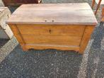 Antieke massief houten kist, Huis en Inrichting, Ophalen, Eikenhout
