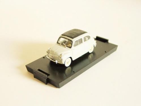 1/43 - M Brumm - Fiat 600 série 1A (1956) (Grigio Perla), Hobby & Loisirs créatifs, Voitures miniatures | 1:43, Neuf, Enlèvement ou Envoi