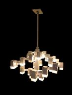 Gaetano Sciolari cubic 37 XXL chandelier plafondlamp Luchter, Enlèvement ou Envoi