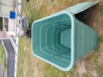 Pvc bak graf 520 liter met deksel, Ophalen, Zo goed als nieuw