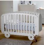 Moderne Babybed – Wit – 60x120 cm – Zo goed als nieuw!, Kinderen en Baby's, Babywiegjes en Ledikanten, Ophalen, Zo goed als nieuw