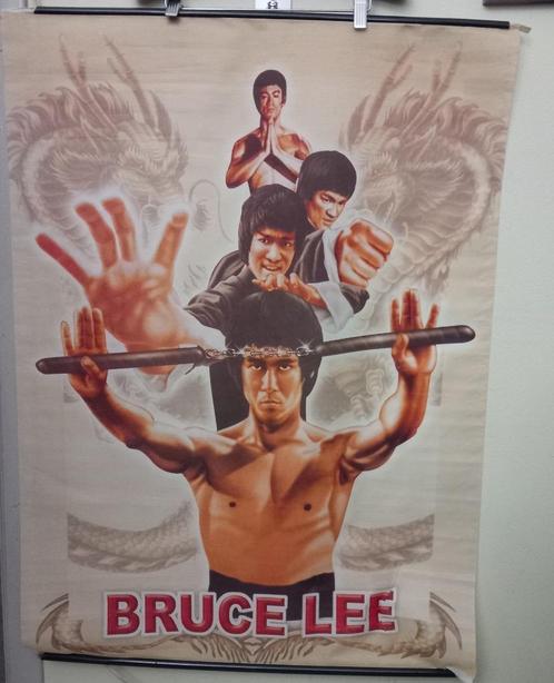 Verschillende stoffen posters van “Bruce Lee”, Verzamelen, Posters, Zo goed als nieuw, Film en Tv, Deurposter of groter, Rechthoekig Staand