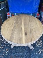 Antieke ovalen  eiken uitschuifbare tafel., Ophalen, Zo goed als nieuw