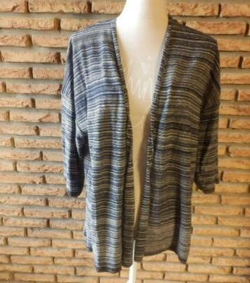 (16) -gilet femme t.L bleu argenté - camaieu - beschikbaar voor biedingen