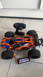 Traxxas rustler vxl 4x4, Hobby en Vrije tijd, Gebruikt, Auto offroad, Schaal 1:10, RTR (Ready to Run)