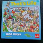 Legpuzzel That's life, Goliath, 1000 st, 4 €., Hobby & Loisirs créatifs, Sport cérébral & Puzzles, Comme neuf, 500 à 1500 pièces