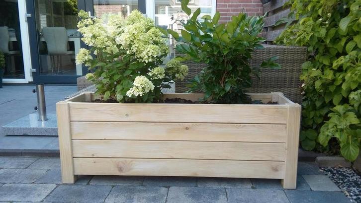 Plantenbakken, moestuinbakken, enz..., Jardin & Terrasse, Bacs à fleurs & Jardinières, Bois, Enlèvement ou Envoi