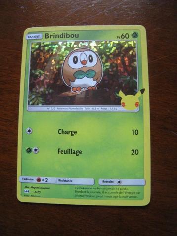 CARTE POKEMON 25 anniversaire HOLOGRAMME NEUVE, Enlèvement ou Envoi, Neuf, Cartes en vrac