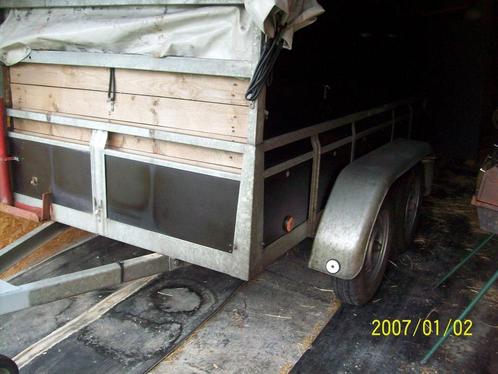 remorque double essieux, Auto diversen, Aanhangers en Bagagewagens, Zo goed als nieuw, Ophalen of Verzenden