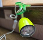 bedlampje / leeslampje, Gebruikt, Klassiek, Ophalen of Verzenden, Metaal