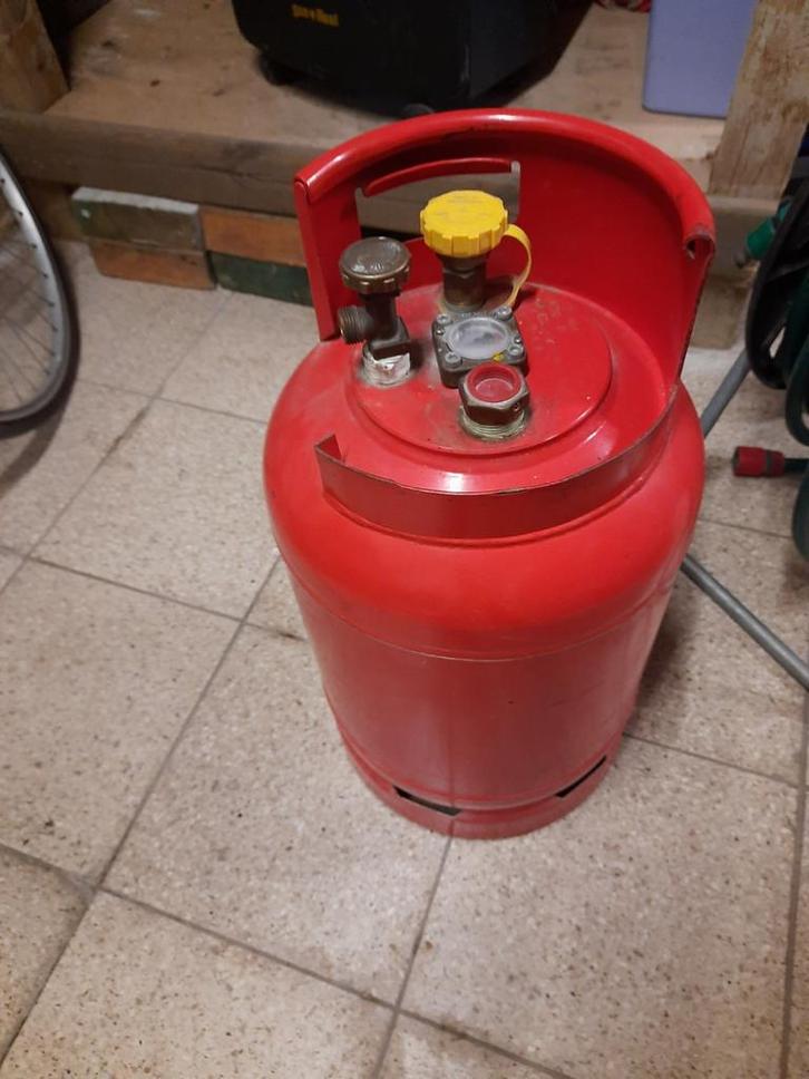 2 hervulbare gasflessen LPG met gaskachel, Caravans en Kamperen, Caravanaccessoires, Ophalen