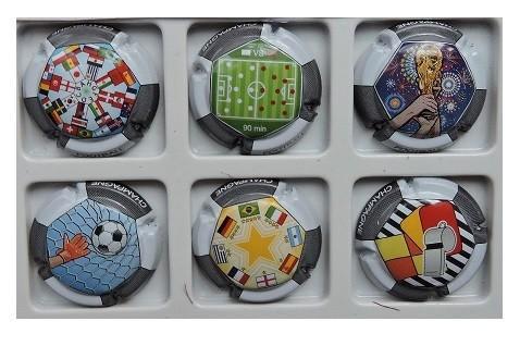 Champagne capsules - Generieken - Foot 2018 (G 1008), Collections, Collections complètes & Collections, Envoi