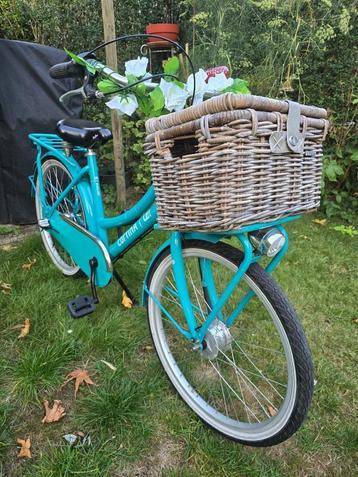 Meisjesfiets Cortina U4, mini 24 inch,3v,Naafdynamo met mand beschikbaar voor biedingen