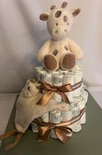 Medium pampertaart giraf Nattou, Kinderen en Baby's, Kraamcadeaus en Geboorteborden, Ophalen, Nieuw, Kraamcadeau