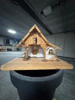 Kerststal + stenen beeldjes, Ophalen, Zo goed als nieuw, Overige typen