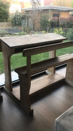 Houten vintage schoolbank, Antiek en Kunst, Ophalen