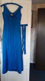 Lange jurk voor trouwsuite Maat 38, Haute couture, Gedragen, Bruidsmeisjeskleding, Blauw