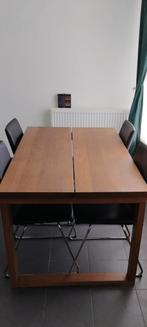 table morbylanga Ikea avec 4 chaises, Maison & Meubles, Salles à manger complètes, Utilisé, Enlèvement ou Envoi