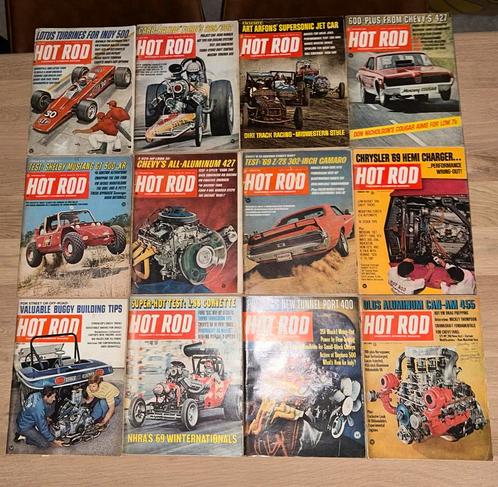 Magazine HOT ROD 1968/1969 AUCUNE reproduction, Autos, Oldtimers & Ancêtres, Particulier, Enlèvement ou Envoi