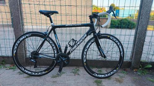 Carbon racefiets Merida, Fietsen en Brommers, Fietsen | Racefietsen, Gebruikt, Carbon, Ophalen