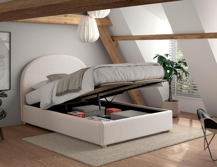LIT DE RANGEMENT MOON. NOUVEAU !, Maison & Meubles, Chambre à coucher | Lits, Neuf, Deux personnes, 140 cm, 200 cm, Autres matériaux